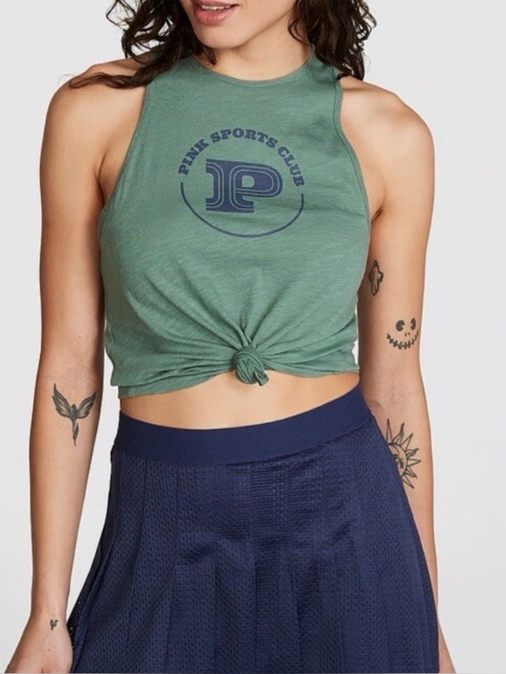 PINK Victoria’s Secret Cotton Racerback Tank Top